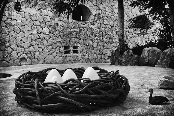 Xcaret in B&W
