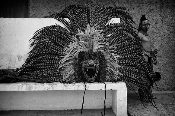 Xcaret in B&W