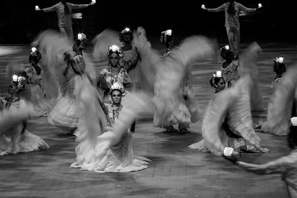 Xcaret in B&W