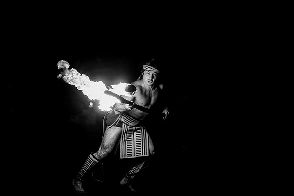 Xcaret in B&W