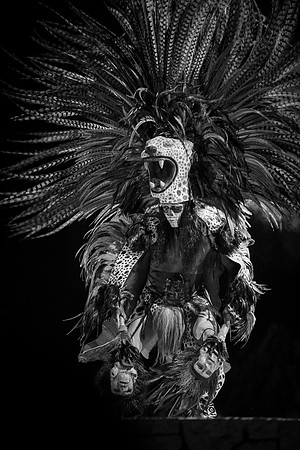 Xcaret in B&W